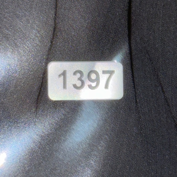 Abercrombie & Fitch Black Peplum 3/4 Sleeve Blouse - Picture 9 of 9